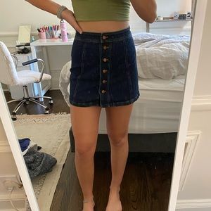 Madewell Button Up Skirt